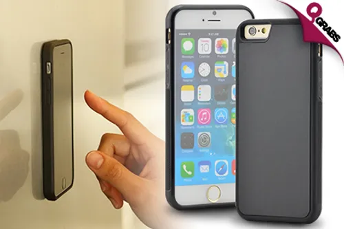 From QR35 Don't Let your Phone Succumb to Falling with a Black Anti Gravity iPhone Case - Compatible with iPhone 6, 6S, 7 & X! (Up to QR144 Value)
